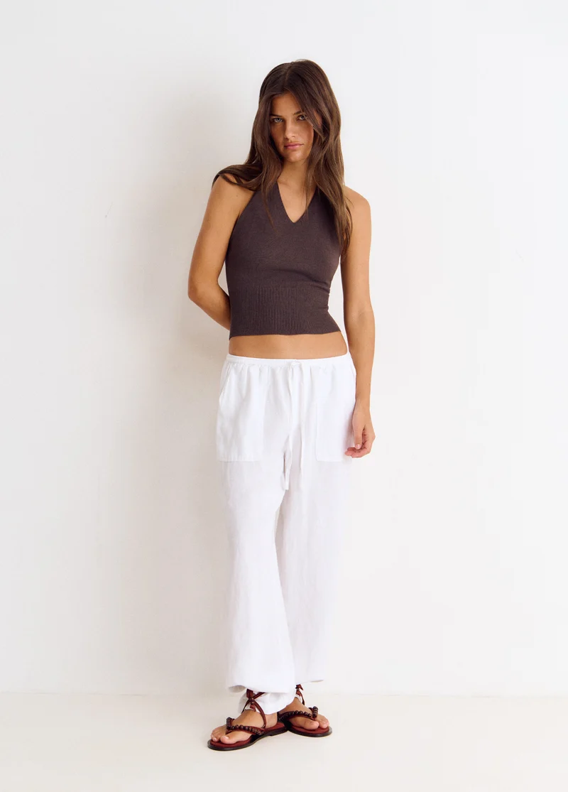 Crochet halter top