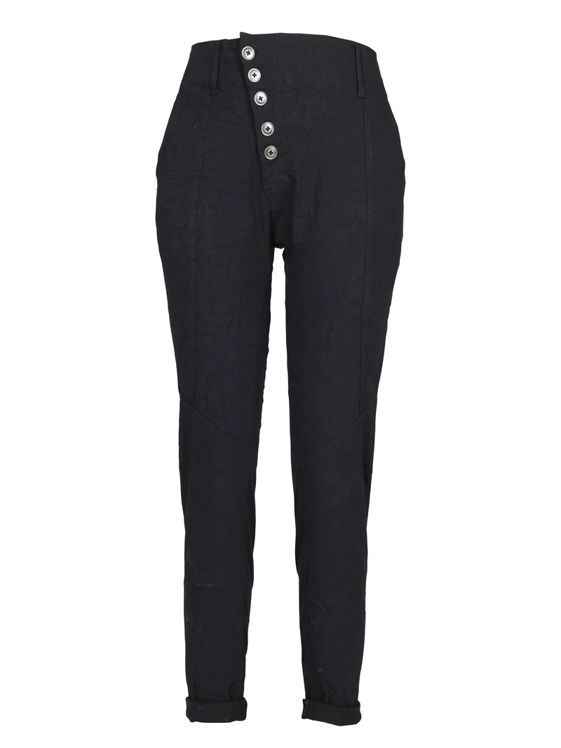 Trille Trousers boyfriend - Schwarz