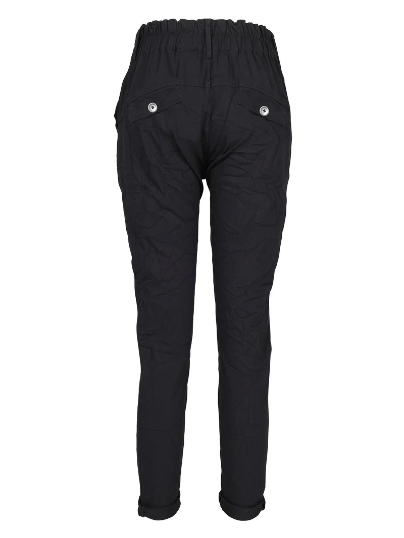 Trille Trousers boyfriend - Schwarz