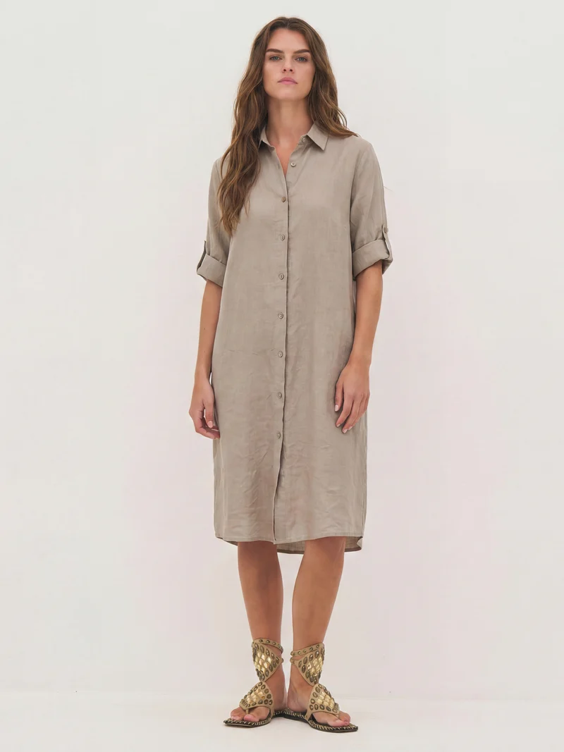 DORIS Leinenkleid - Seasand