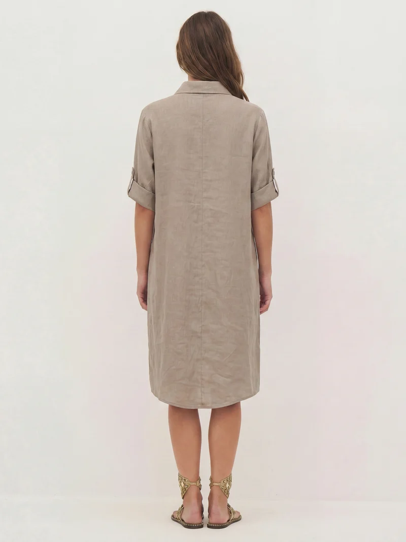 DORIS Leinenkleid - Seasand