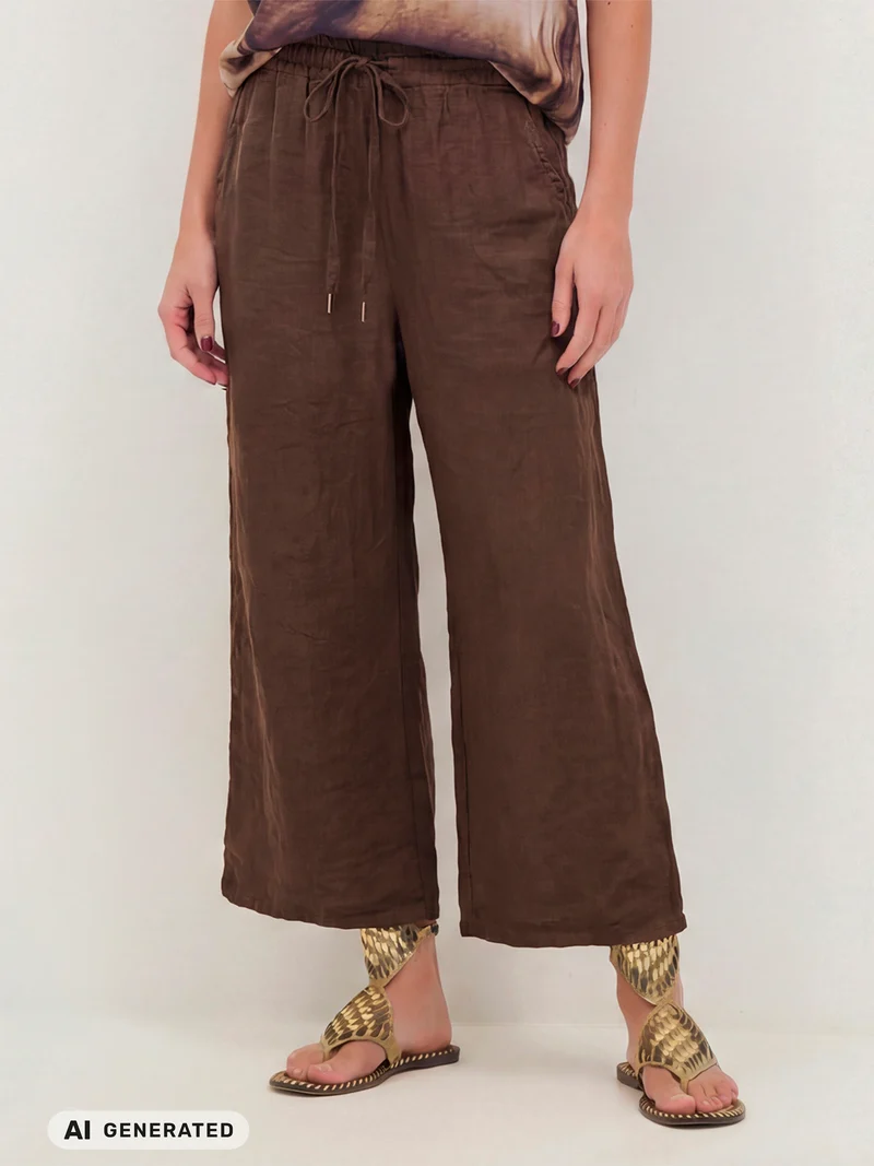 DORIS Culotte Hose - Brown