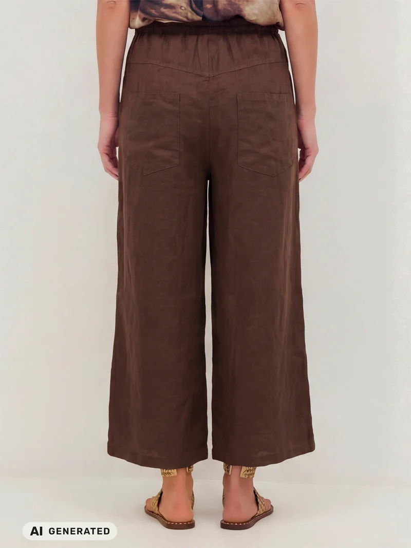 DORIS Culotte Hose - Brown