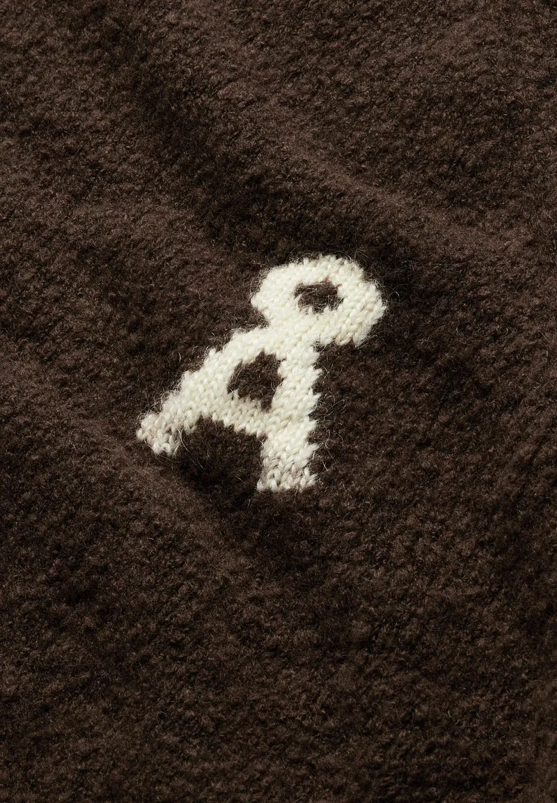 ICONIC Å BOUCLÉ-STRICKPULLOVER | claystone