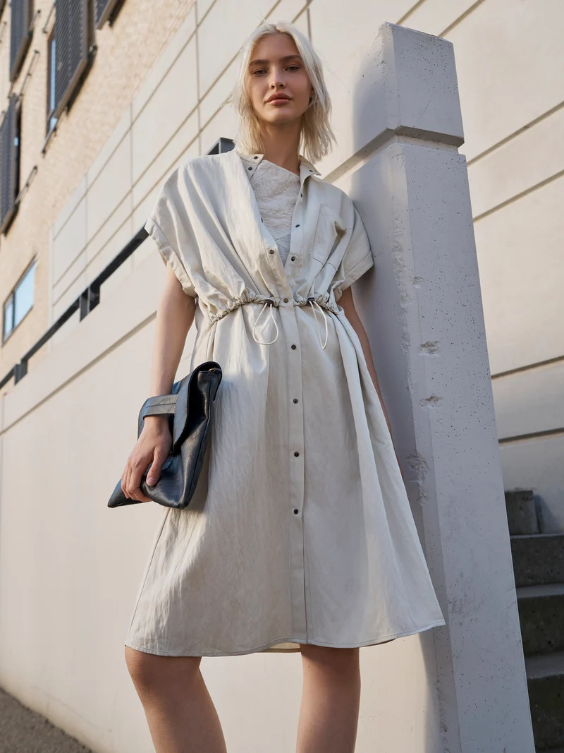 CANSU Kleid - Bone