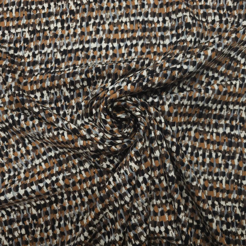 Viskose Twill sand abstrakt