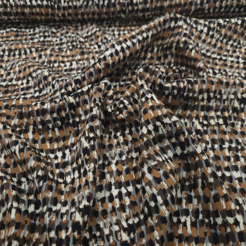 Viskose Twill sand abstrakt