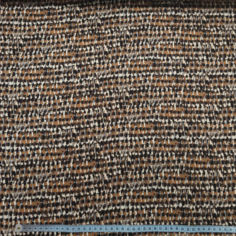 Viskose Twill sand abstrakt