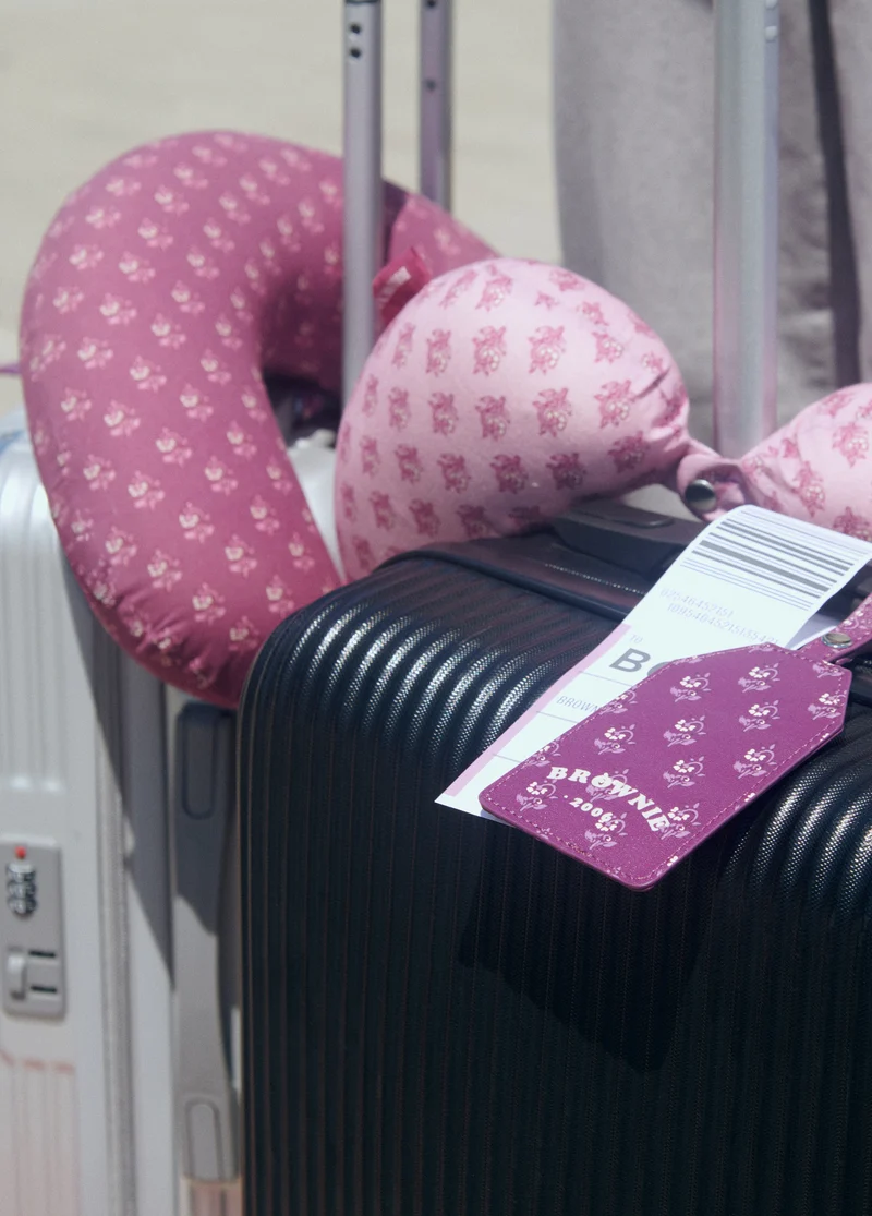 Printed suitcase tag