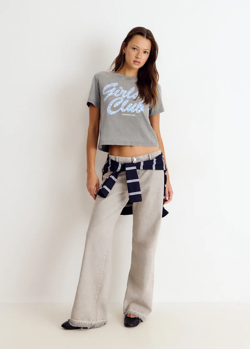 Girls Club Print T-Shirt