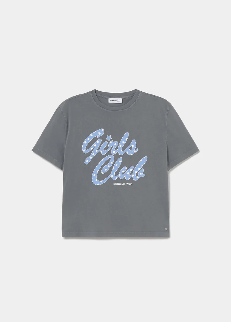 Girls Club Print T-Shirt