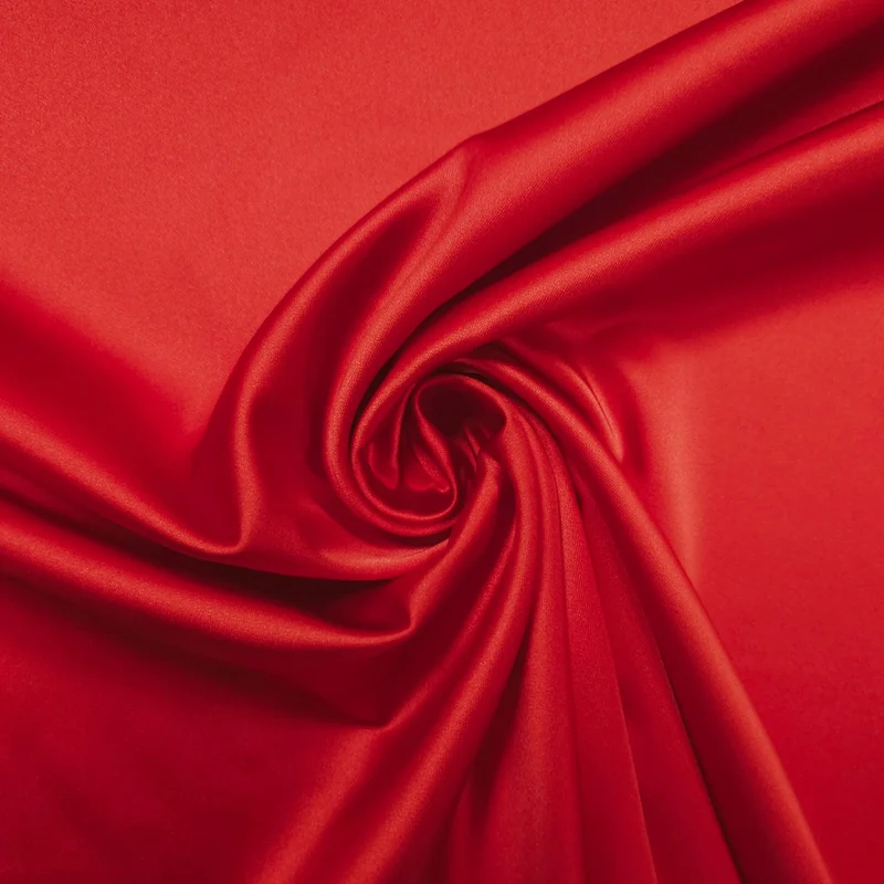 Premium Stretch Satin rot