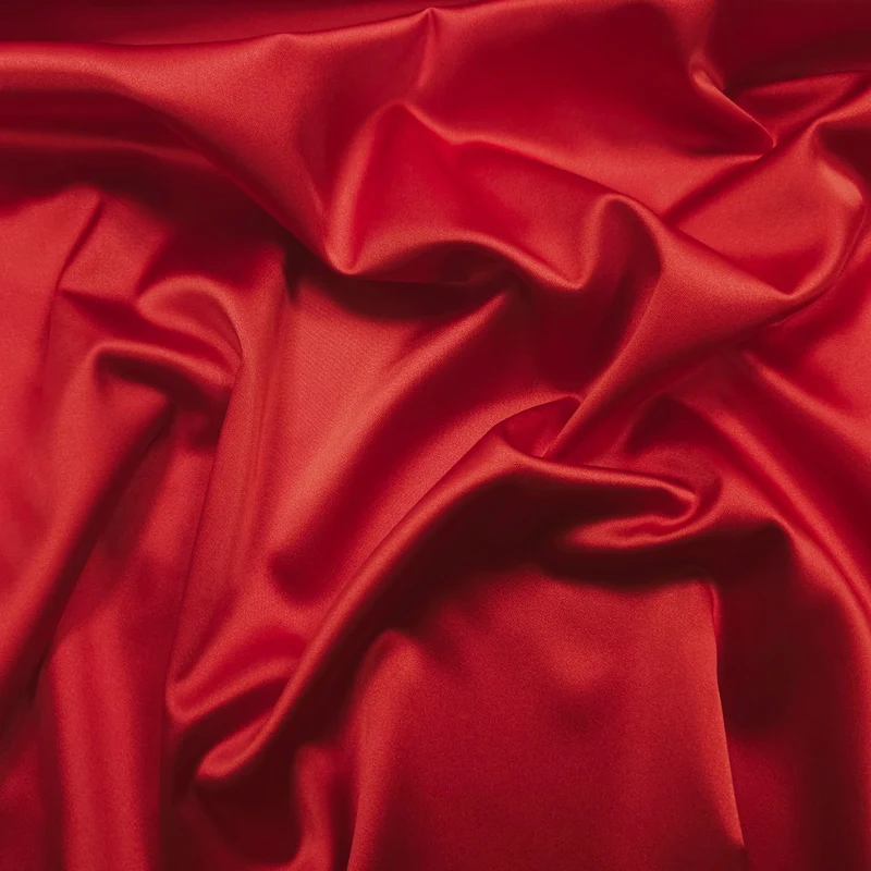 Premium Stretch Satin rot