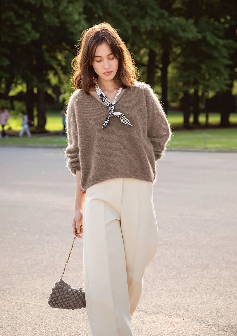 Strickset Olive Bluse 2109-11, SandnesGarn