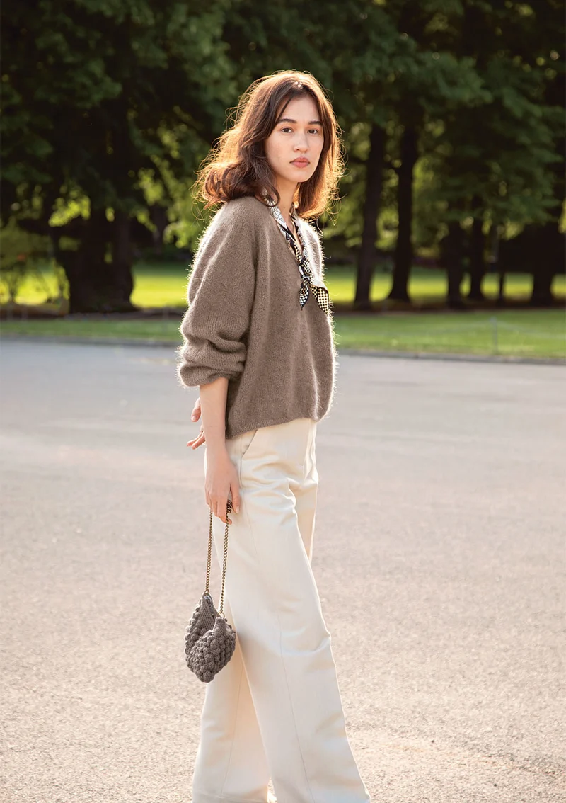 Strickset Olive Bluse 2109-11, SandnesGarn