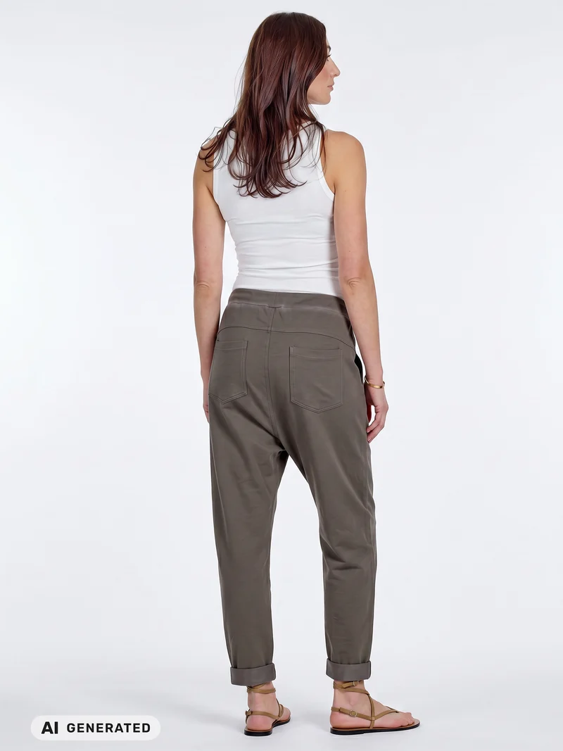 Dina Kitty Baggy Hose - Brown Mix