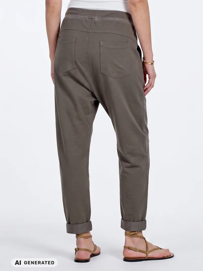 Dina Kitty Baggy Hose - Brown Mix