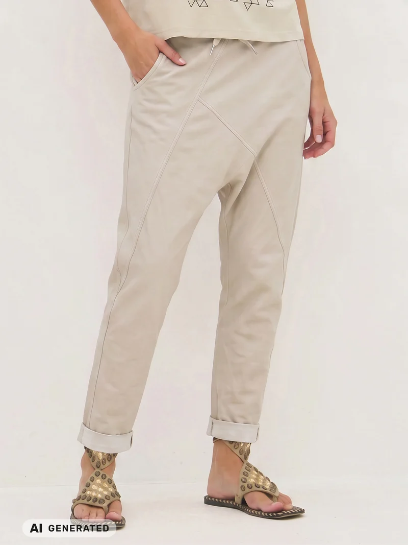 Dina Kitty Baggy Hose - Seasand mix
