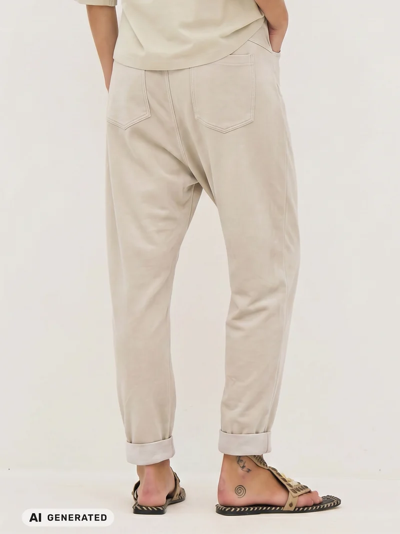 Dina Kitty Baggy Hose - Seasand mix