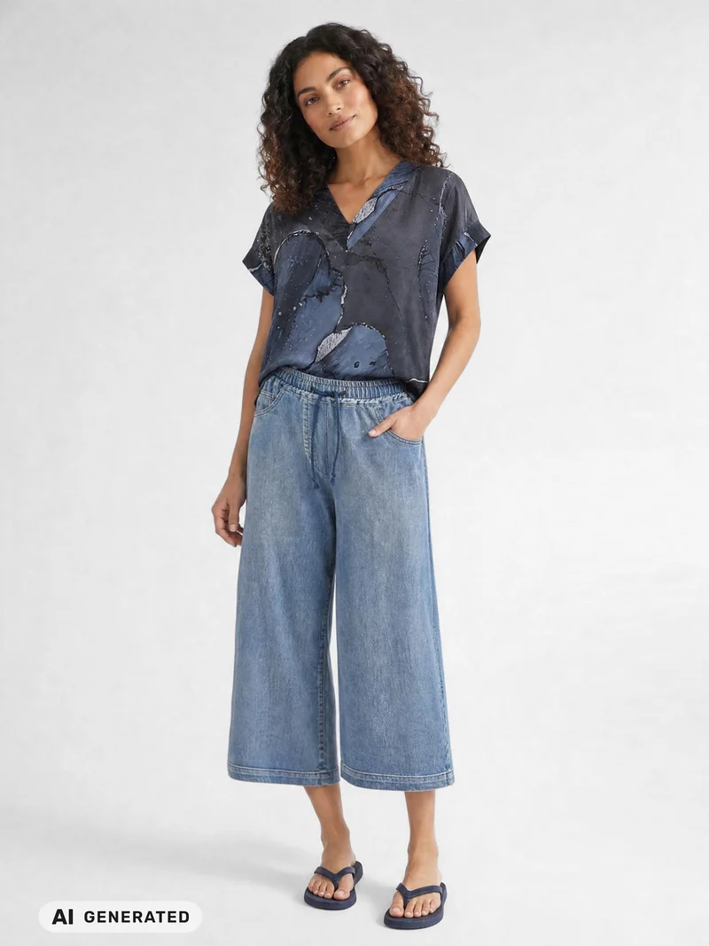 DEIMA Culotte Hose - Denim