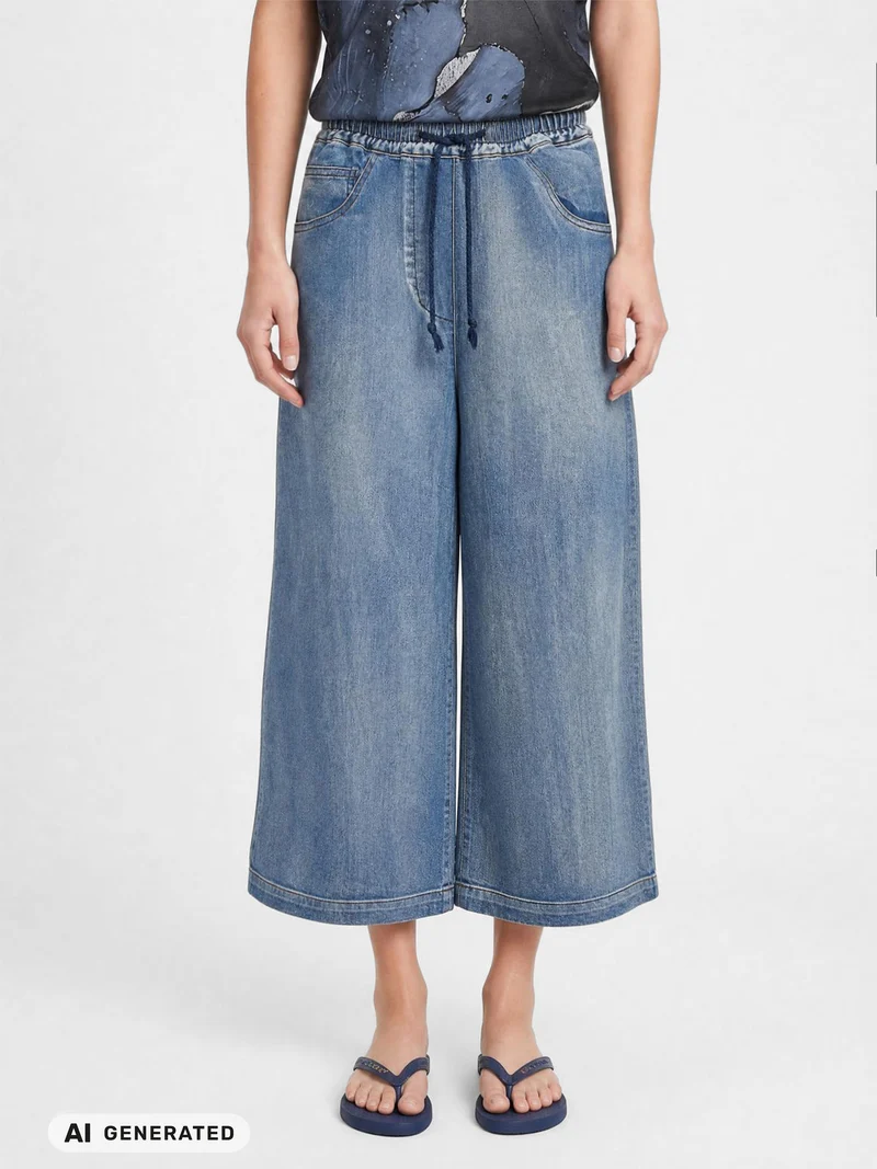 DEIMA Culotte Hose - Denim
