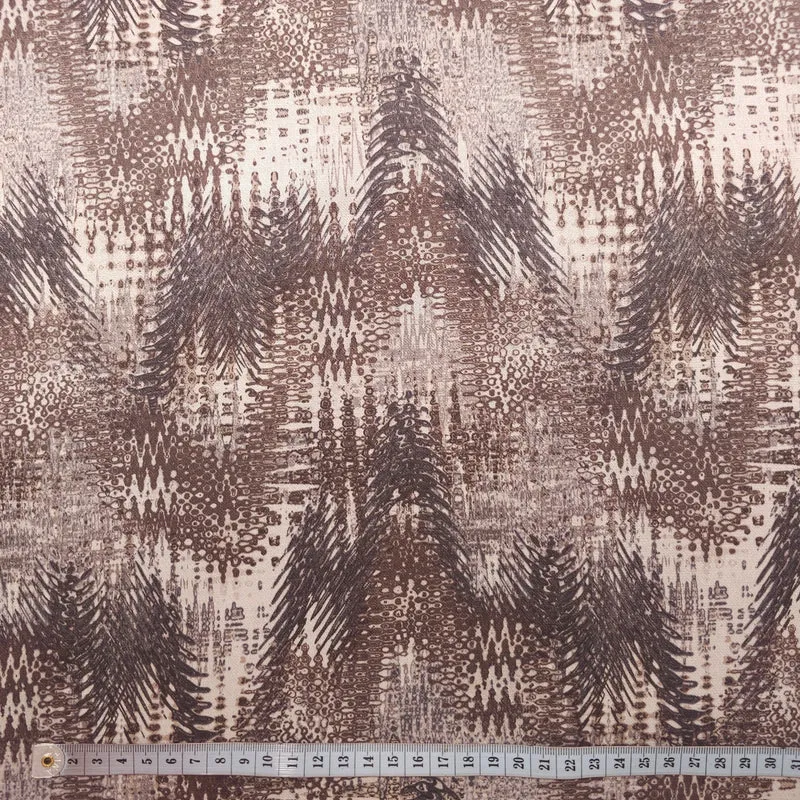 Viskose Satin sand abstrakt