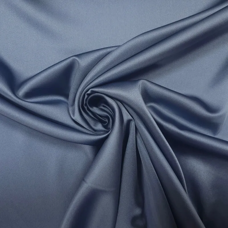 Premium Stretch Satin indigoblau