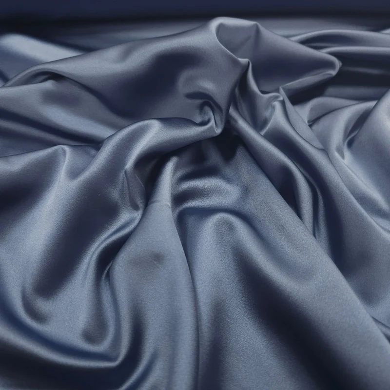 Premium Stretch Satin indigoblau