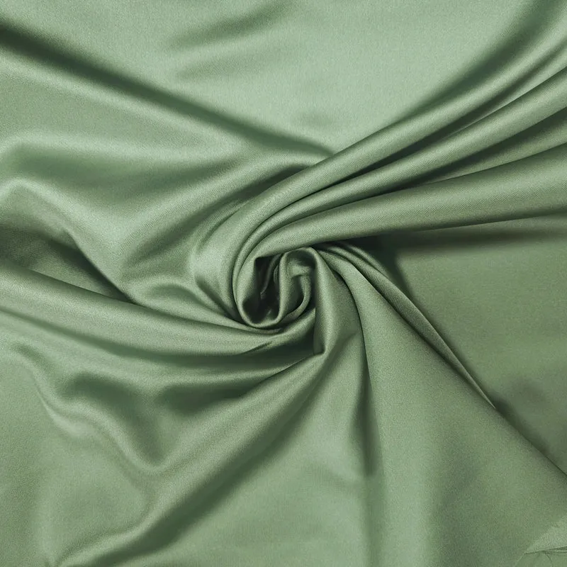 Premium Stretch Satin salbei