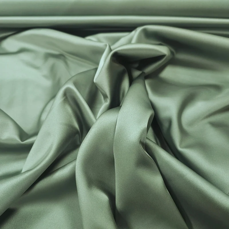 Premium Stretch Satin salbei