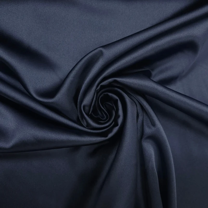 Premium Stretch Satin blau