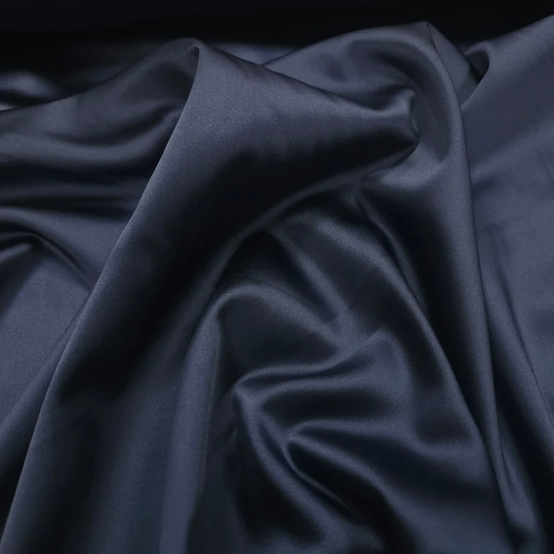 Premium Stretch Satin blau