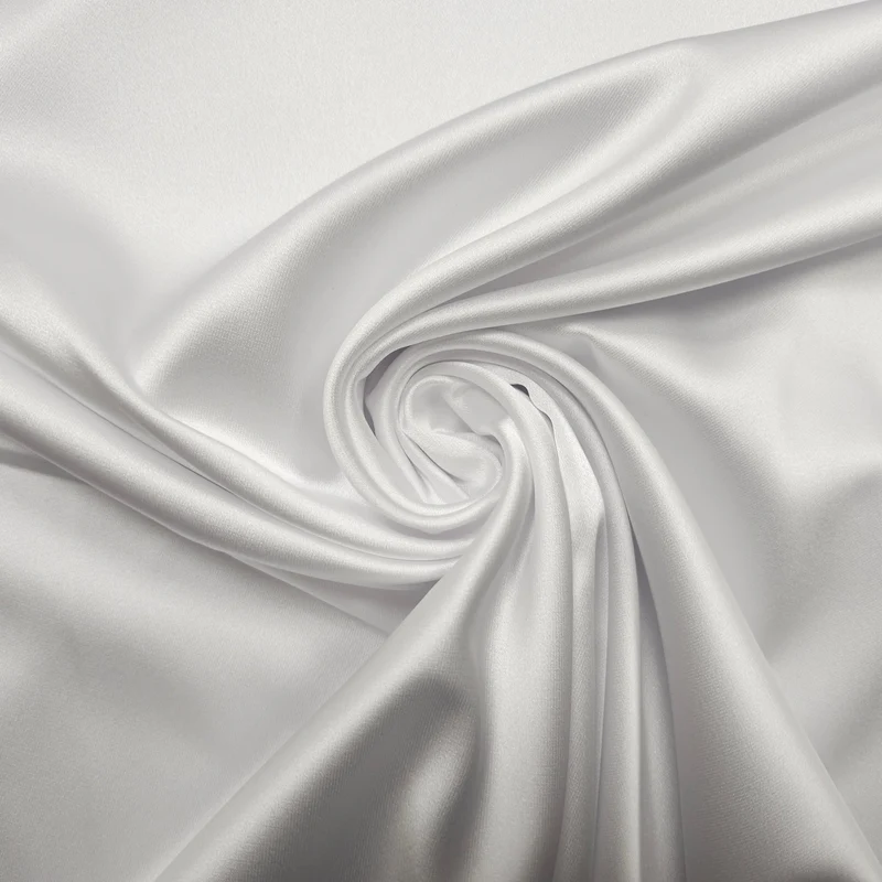 Premium Stretch Satin weiß