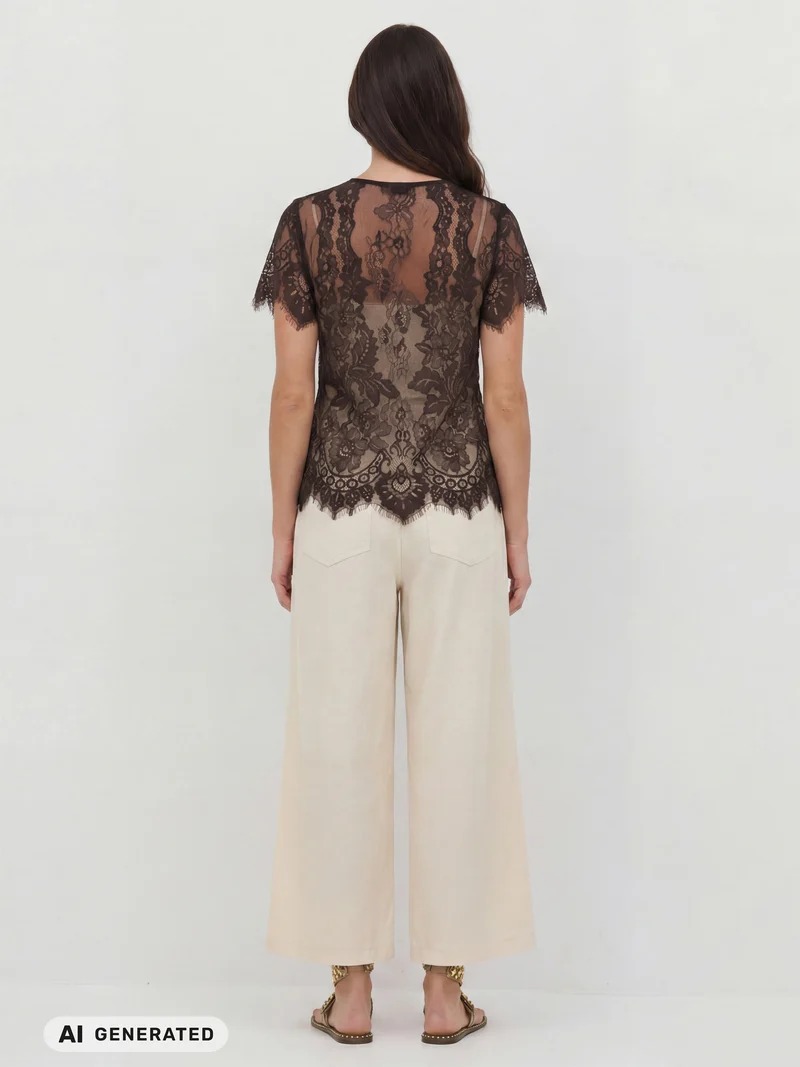 ESSIE Top - Brown