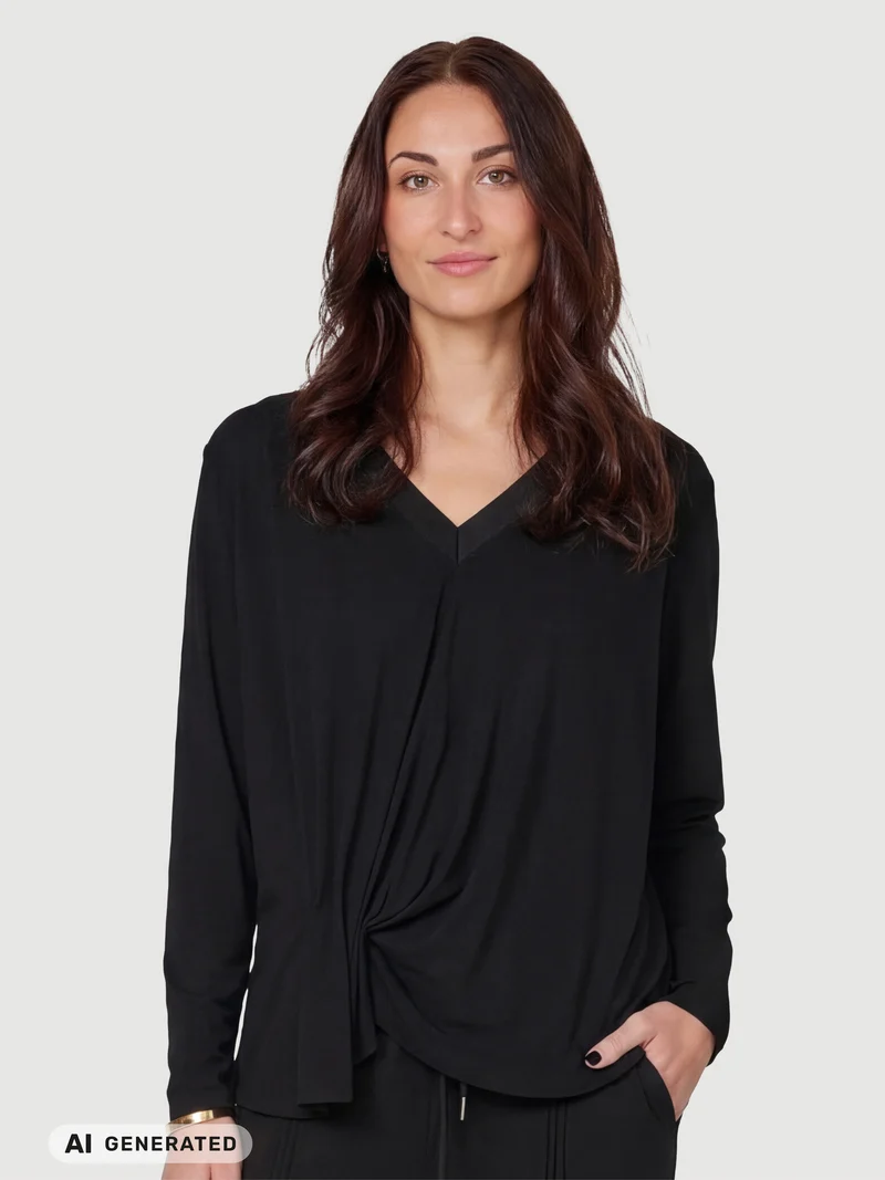 DITTE RONNIE Bluse - Schwarz