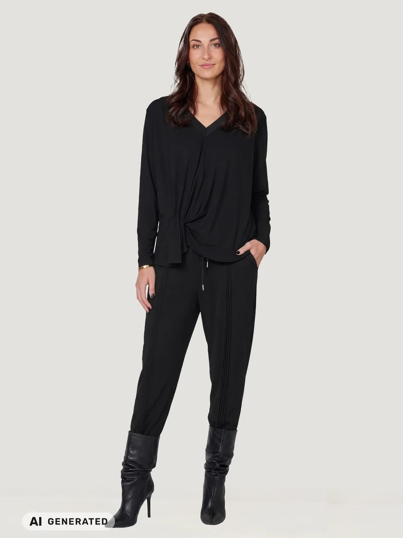 DITTE RONNIE Bluse - Schwarz