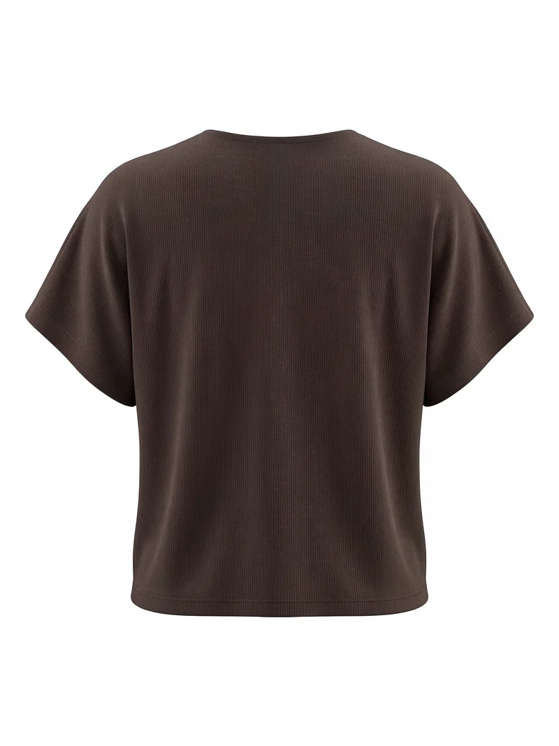 DITTE RONNIE top - Brown