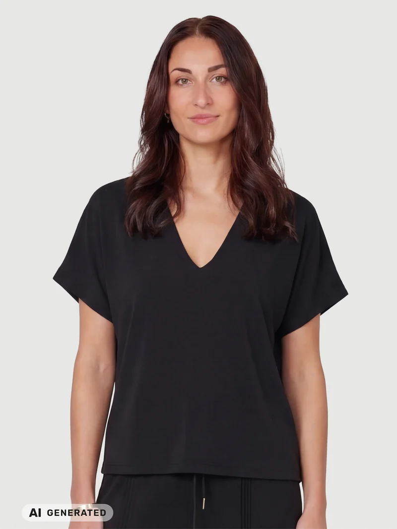 DITTE RONNIE top - Schwarz