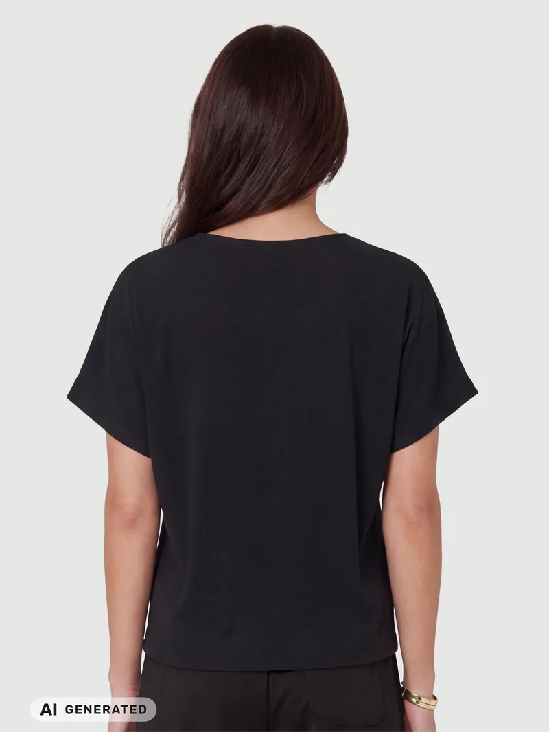 DITTE RONNIE top - Schwarz
