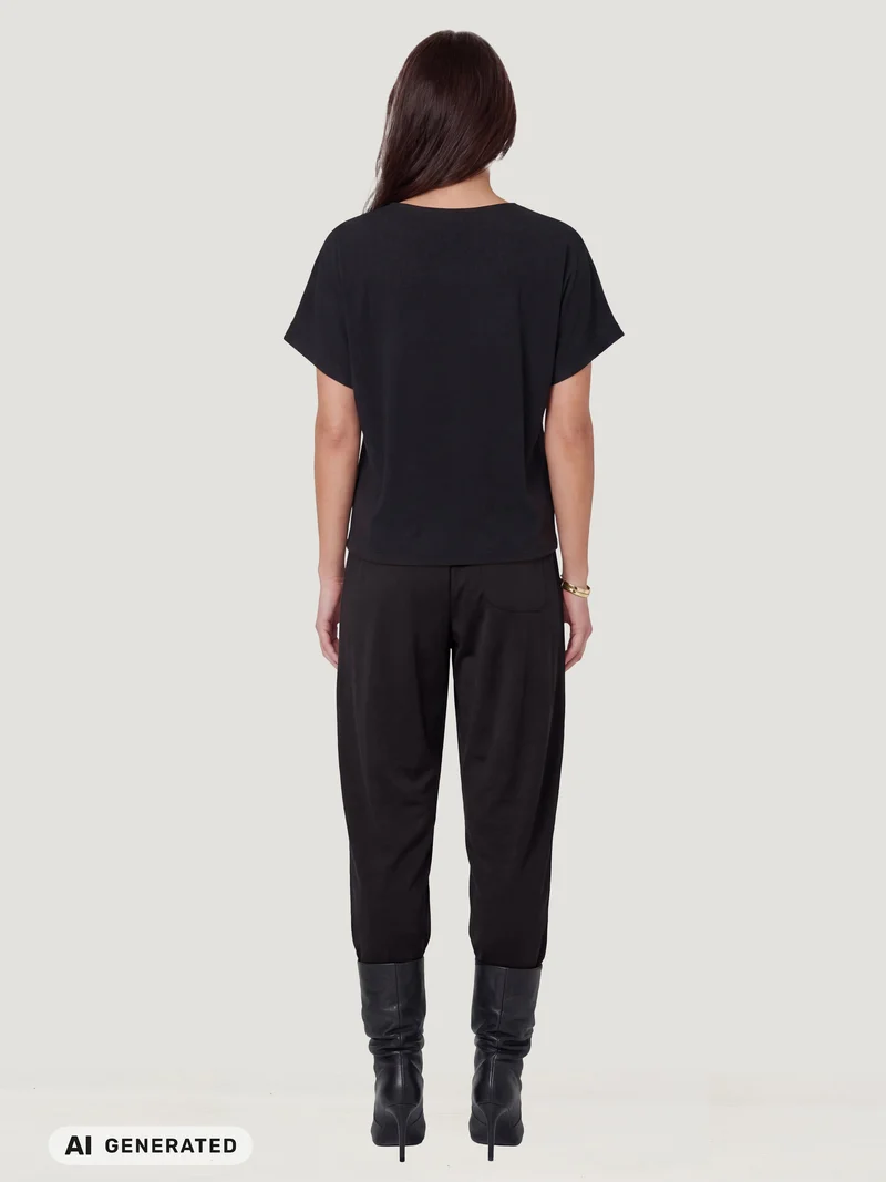 DITTE RONNIE top - Schwarz