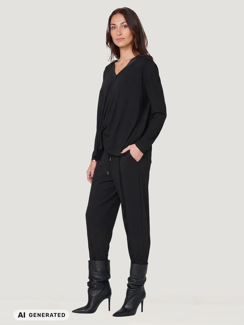 DITTE RONNIE Hose - Schwarz