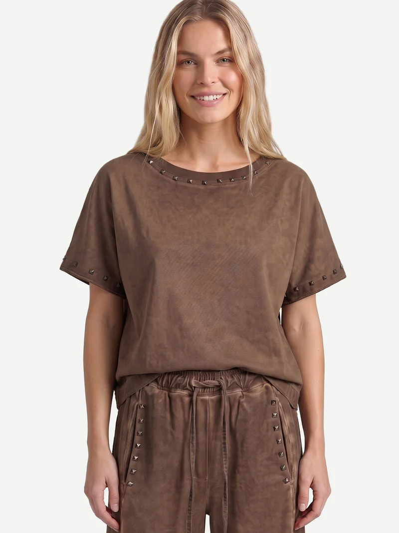 CAMILLA Bluse - Dark Brown