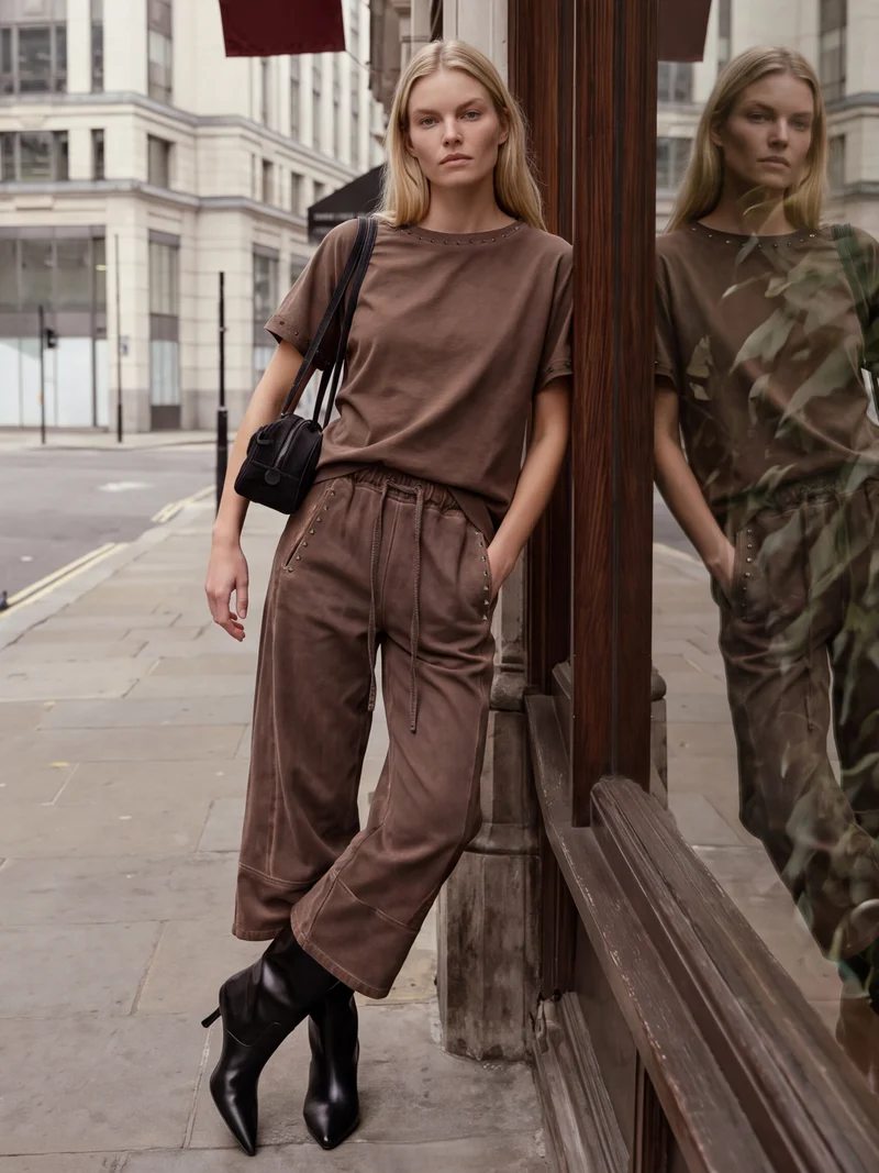 CAMILLA Culotte Hose - Dark Brown