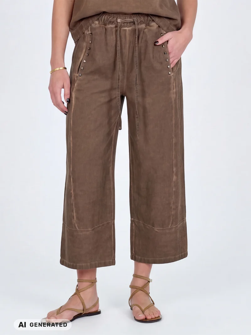 CAMILLA Culotte Hose - Dark Brown