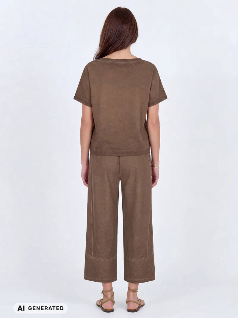 CAMILLA Culotte Hose - Dark Brown