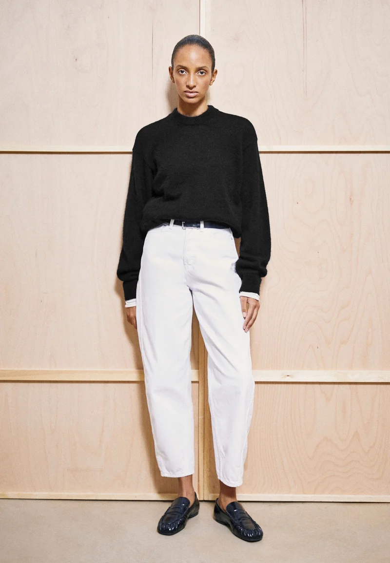 MOHAIR-MIX STRICKPULLOVER | black