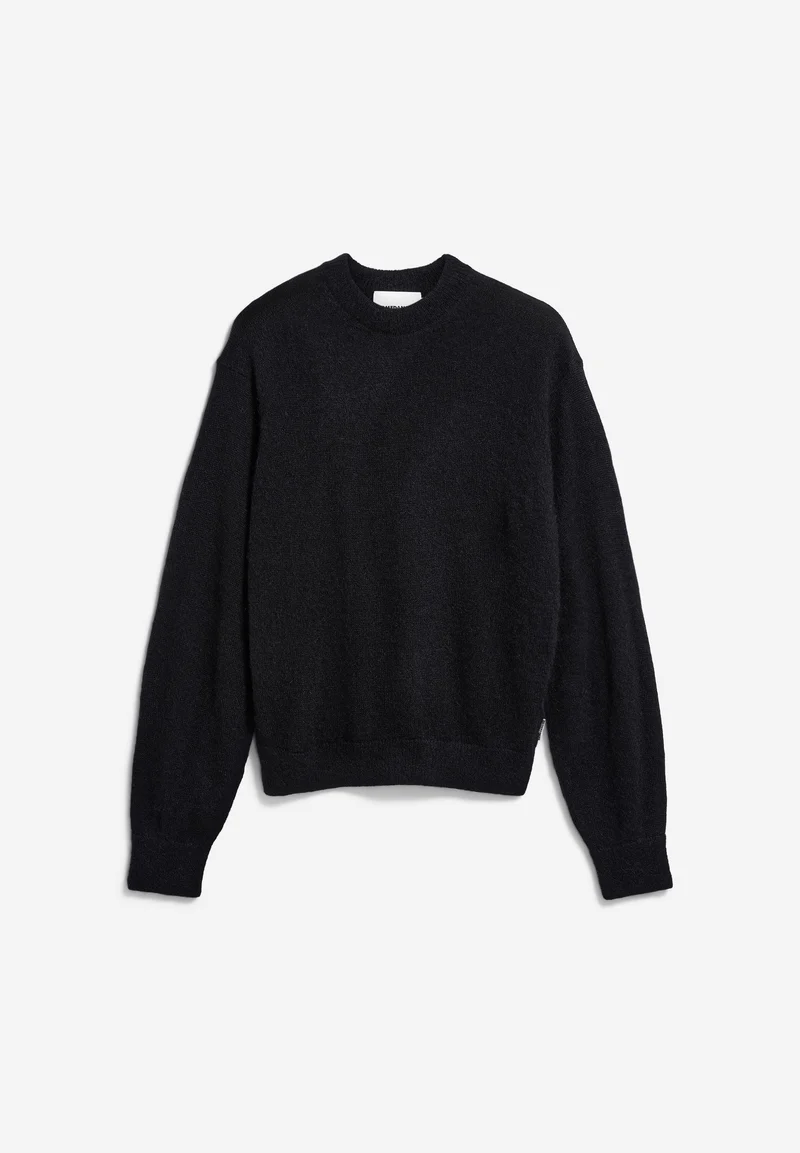 MOHAIR-MIX STRICKPULLOVER | black