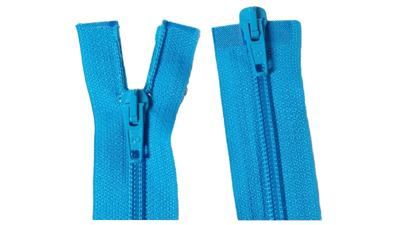 Prym | 2 Wege Reißverschluss teilbar | neonblau 60 cm