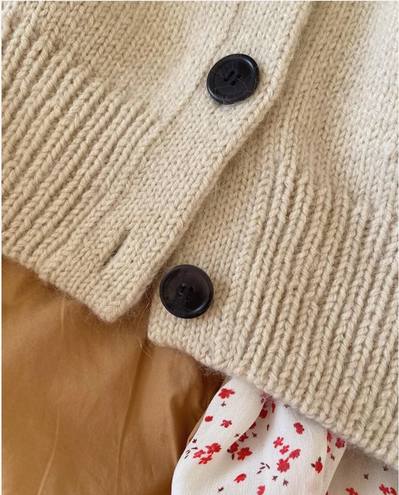 Strickset Champagne Cardigan, PetiteKnit
