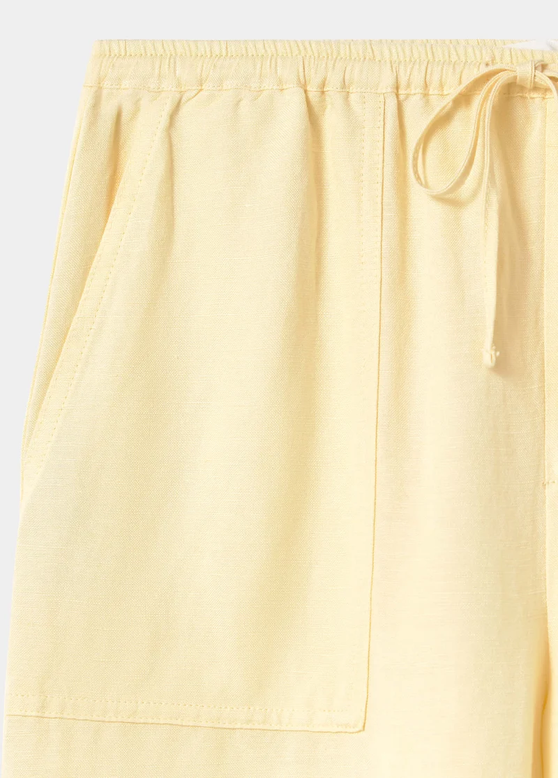 Linen harem pants